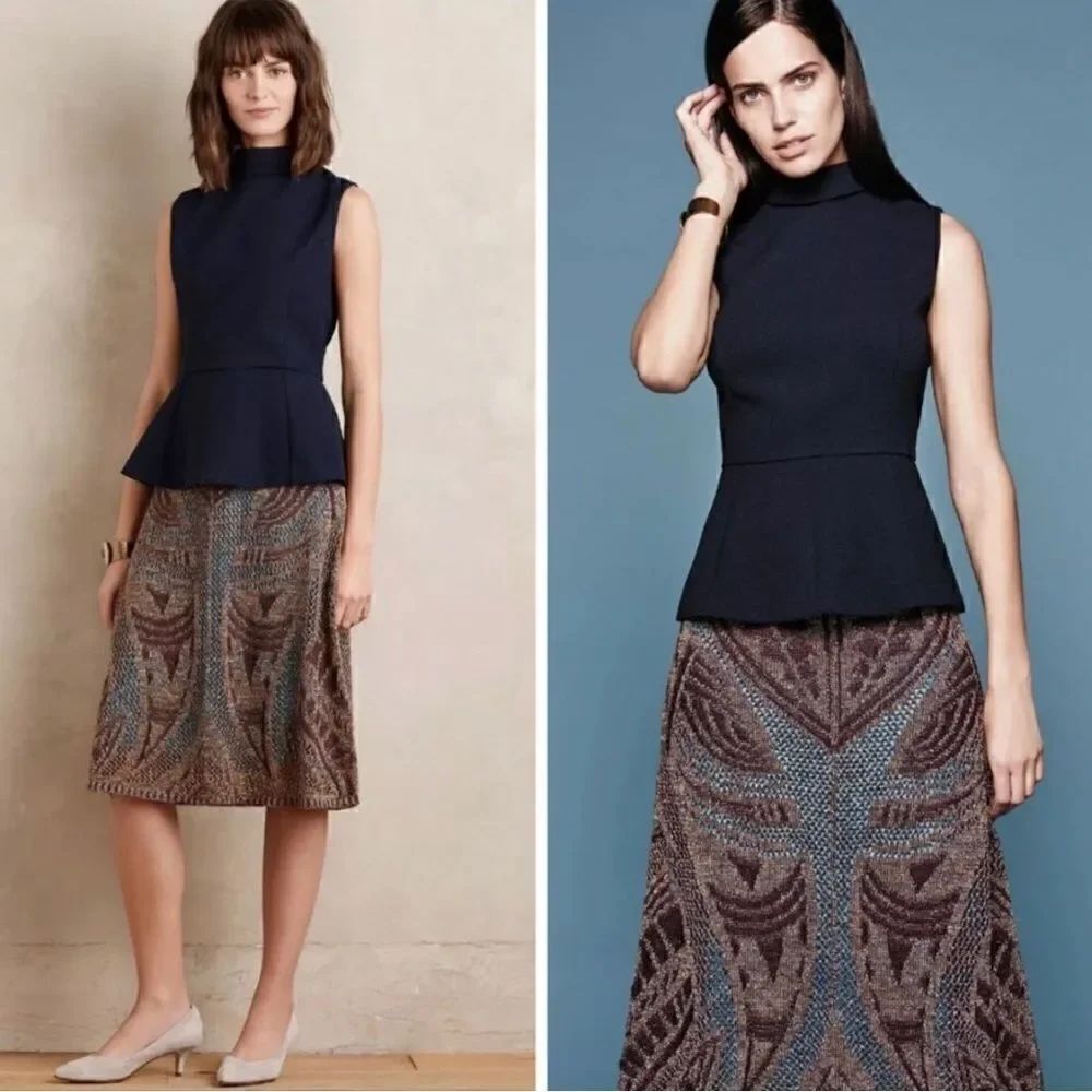 Cecilia Prado Anthropologie Lumi Sweater Skirt NWT. Small